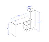 Opus Ofis / Çalışma Masası - Dolaplı - Atlantik Çam - Beyaz