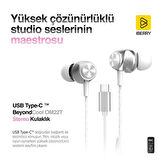 IBERRY TYPE-C BEYONDCOOL KABLOLU KULAKLIK BEYAZ