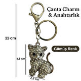 Hayvan Figürlü Anahtarlık Sevimli Tasarıma Sahip Gövdeli Anahtarlık Çanta Süsü Olarak da Kullanılabilen Dayanıklı ve Şık Aksesuar Hediyelik Ürün Olarak da Uygun Eğlenceli Anahtarlık Modeli