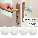 Kapı Kolu Stoperi 4lü Ped Seti Duvar Koruyucu Silikon Kapı Kolu Tamponu Darbe Önleyici