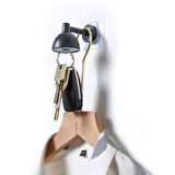 Lamba Şeklinde Mıknatıslı Duvar Tipi Anahtar Tutucu Askı Yapışkanlı Dekoratif Priz Yanı Anahtarlık Organizer