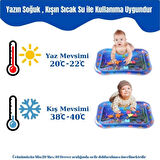 Bebek Su Matı Tummy Time Aktivite Oyuncağı Su Havuzu