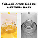 220 ml Sprey Püskürtmeli Cam Yağdanlık Zeytinyağı Limon Sirke Püskürtmeli Yağdanlık