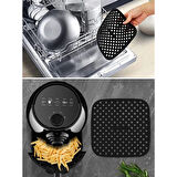 Kare Silikon Nihale Isıya Dayanıklı Kaymaz Tabanlı Pratik Mutfak Altlığı Tencere ve Tabak Koruyucu