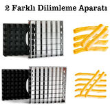 Çelik El Tipi Patates Sebze Dilimleyici Küp Rende Doğrayıcı