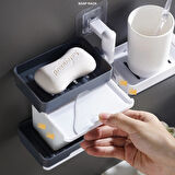 4 Katlı Pratik Katmanlı Banyo Organizer Standı Fonksiyonel Banyo Düzeni