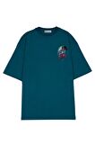Unisex Oversize T-shirt Helmet Reflection