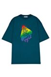 Unisex Oversize T-shirt In A Rainbow Galaxy Far Away