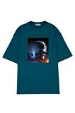 Unisex Oversize T-shirt Obi-wan Galaxy Fight