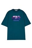 Unisex Oversize T-shirt Star Wars Logo With The Child