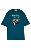 Unisex Oversize T-shirt Star Wars Visions Boba Fett Jet Pack