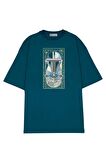Unisex Oversize T-shirt The Mandalorian Grogu Card