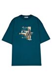 Unisex Oversize T-shirt The Mandalorian Starfighter Schematics