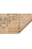 Klasik Modern Vintage Eskitme El Dokuma Halı 142 X 257 Cm 9558