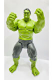 Eğitici Oyuncaklar Avengers Hulk 17.5 Cm Işıklı Eklemleri Hareketli Figür Oyuncak Karakter Kız Erkek
