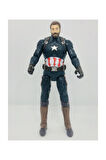 Eğitici Oyuncaklar Orta Boy 17 Cm Işıklı Hareketli Avengers Yenilmezler Oyuncak Captainamerica Karak