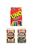 Eğitici Oyuncaklar Squid Game 2 Gonggi 5 Taş Uno + Anlat Bakalım Seri 1 + Seri 2 Oyun Kartları - 3 l