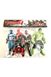 Eğitici Oyuncaklar Yenilmezler Thanos - Hulk - Captain America - Örümcek Adam 4'lü Süper Kahraman Oy