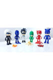 Eğitici Oyuncaklar Pijamaskeliler Pjmasks Figür Oyuncakları 10 Lu Set Kız Erkek Çocuk Oyuncak
