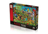 Kız Erkek Çocuk Oyuncak KS Puzzle 1500 Parça Summer Garden Kız Erkek Çocuk Oyuncak Eğitici Eğlenceli