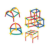 Kız Erkek Çocuk Oyuncak 03461 Dede, Süper Bambu Çubukları 200 Parça Kız Erkek Çocuk Oyuncak Eğitici