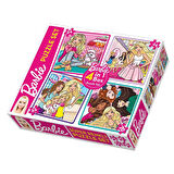 Kız Erkek Çocuk Oyuncak 1888 DıyToy Süper Renkli 4ü1 arada Puzzle Set - / 24+35+54+70 Parça Puzzle K