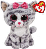 Kız Erkek Çocuk Oyuncak TY Kiki - Grey Cat Reg 15cm Kız Erkek Çocuk Oyuncak Eğitici Eğlenceli Oyunca