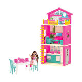 Kız Erkek Çocuk Oyuncak 03662 Dede, Lola'nın 3 Katlı Evi Kız Erkek Çocuk Oyuncak Eğitici Eğlenceli O