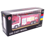 Kız Erkek Çocuk Oyuncak Die Cast Model Çek Bırak Merdivenli İtfaiye Kamyonu Kız Erkek Çocuk Oyuncak