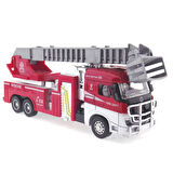 Kız Erkek Çocuk Oyuncak Die Cast Model Çek Bırak Asansörlü İtfaiye Kamyonu Kız Erkek Çocuk Oyuncak E