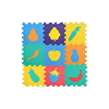 Kız Erkek Çocuk Oyuncak Toru Yer Matı Meyve Sebze 9adet Ebat 33x33cm - Kalınlık 0.75cm Kız Erkek Çoc