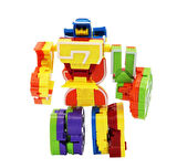 Kız Erkek Çocuk Oyuncak Robota Dönüşen Rakam- İki Kız Erkek Çocuk Oyuncak Eğitici Eğlenceli Oyuncak