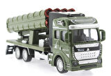 Kız Erkek Çocuk Oyuncak Sürtmeli Die Cast Metal Roketatar Rampalı Askeri Kamyon Kız Erkek Çocuk Oyun