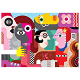 Kız Erkek Çocuk Oyuncak KS Strange People And Dirty Dog 1000 Parça Puzzle Kız Erkek Çocuk Oyuncak Eğ