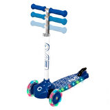 Kız Erkek Çocuk Oyuncak Evo Işıklı Move N Groove Mavi Üç Tekerlekli Scooter Kız Erkek Çocuk Oyuncak