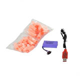 Kız Erkek Çocuk Oyuncak Tiim Pilli Şarjlı Susturuculu Köpük Dart Atan Mavi Blaster Kız Erkek Çocuk O