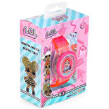 Kız Erkek Çocuk Oyuncak MiniFlak Lisanslı LOL Surprise LOL7210 Çocuk Pembe Işıklı Çocuk Kol Saati Kı