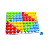 Kız Erkek Çocuk Oyuncak 0389 Sihirli Düğmeler 6'lı Paket -Akçiçek Kız Erkek Çocuk Oyuncak Eğitici Eğ