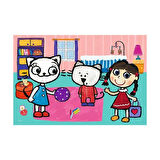 Kız Erkek Çocuk Oyuncak 17343 Trefl/60 PUZZLE KİCİA KOCİA KİTTY CAR YAPBOZ Kız Erkek Çocuk Oyuncak E