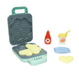 Kız Erkek Çocuk Oyuncak Waffle Makinesi Seti Kız Erkek Çocuk Oyuncak Eğitici Eğlenceli Oyuncak