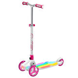 Kız Erkek Çocuk Oyuncak Evo 3 Tekerlekli Colour Burst Işıklı Beyaz Scooter Kız Erkek Çocuk Oyuncak E