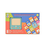 Kız Erkek Çocuk Oyuncak LC-31050 Öğretici Türkçe-İngilizce Konuşan Flash Kartlar -Kız Erkek Çocuk Oy