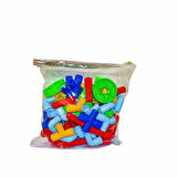 Kız Erkek Çocuk Oyuncak HC1025 POŞETTE Boru Blok Seti 72 PARÇA Kız Erkek Çocuk Oyuncak Eğitici Eğlen