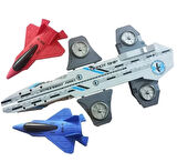 Kız Erkek Çocuk Oyuncak Sesli ve Işıklı Uçak Fırlatan Dart Tabancası Kız Erkek Çocuk Oyuncak Eğitici