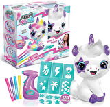 Kız Erkek Çocuk Oyuncak Airbrush Plush Boyanıp Yıkanabilen Peluş Unicorn Kız Erkek Çocuk Oyuncak Eği