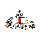 Kız Erkek Çocuk Oyuncak 60434 LEGO® City Uzay Üssü ve Roket Fırlatma Rampası 1422 parça +8 yaş Kız E