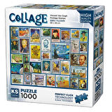 Kız Erkek Çocuk Oyuncak KS Games Postage Stamps - Gogh Puzzle 1000 Parça 20760 Kız Erkek Çocuk Oyunc