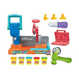 Kız Erkek Çocuk Oyuncak F9141 Play-Doh Renkli El Aletleri Tezgahı Oyun Seti +3 yaş Kız Erkek Çocuk O