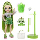 Kız Erkek Çocuk Oyuncak Rainbow High Jade Parlak Slime ve Evcil Hayvan Serisi Bebeği Kız Erkek Çocuk