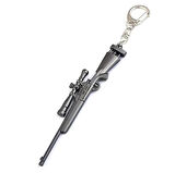 Kız Erkek Çocuk Oyuncak Pubg Metal Gri Keskin Nişancı Tüfeği Anahtarlık Kız Erkek Çocuk Oyuncak Eğit